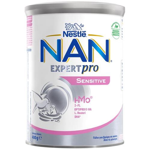 Nestle NAN Expert pro Sensitive HMO Γάλα σε Σκόνη για Βρέφη που Δεν Θηλάζουν, Από τη Γέννηση 400g